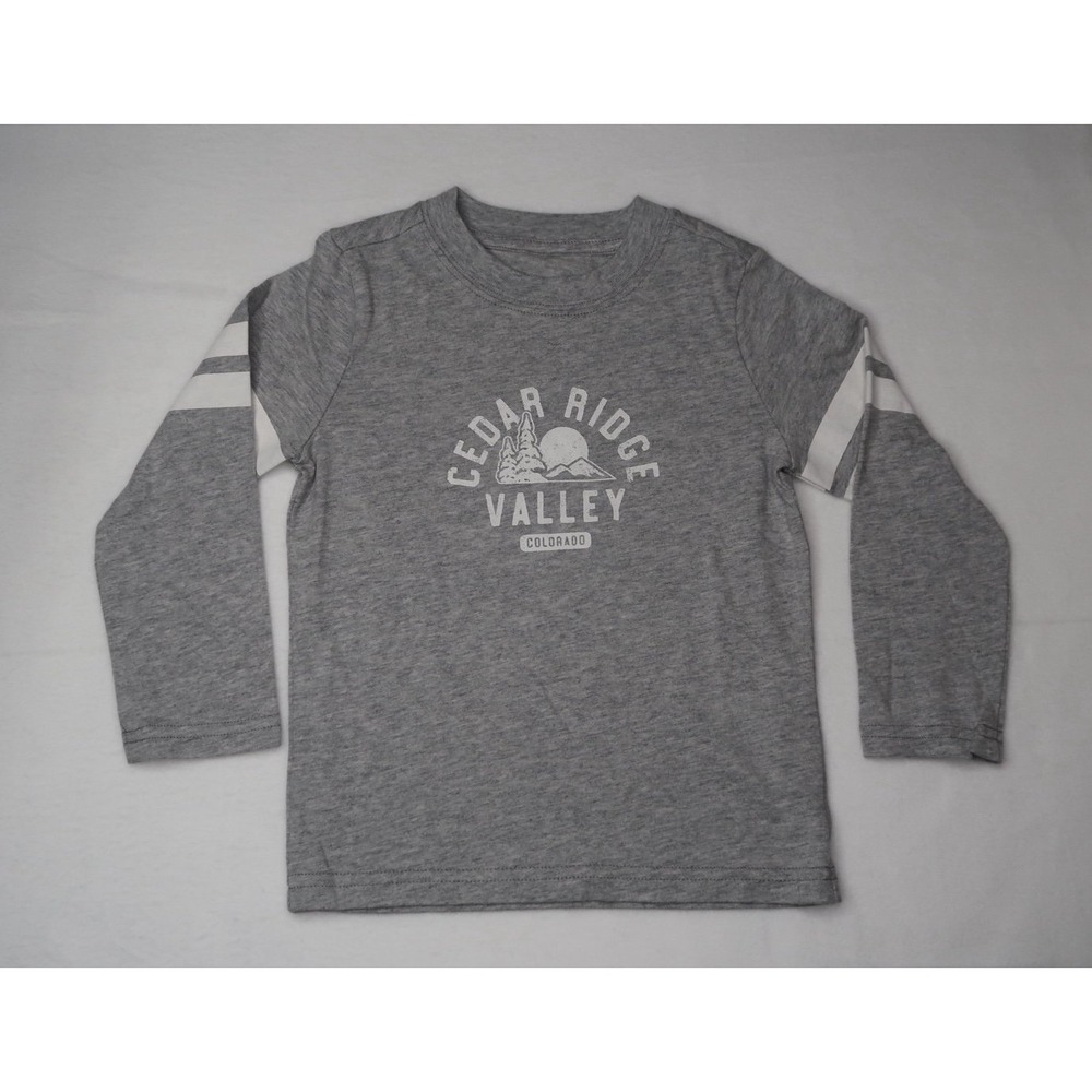 Janie and Jack Boys Cedar Ridge Valley Toddlers Long Sleeve T-Shirt 2T NWT‎